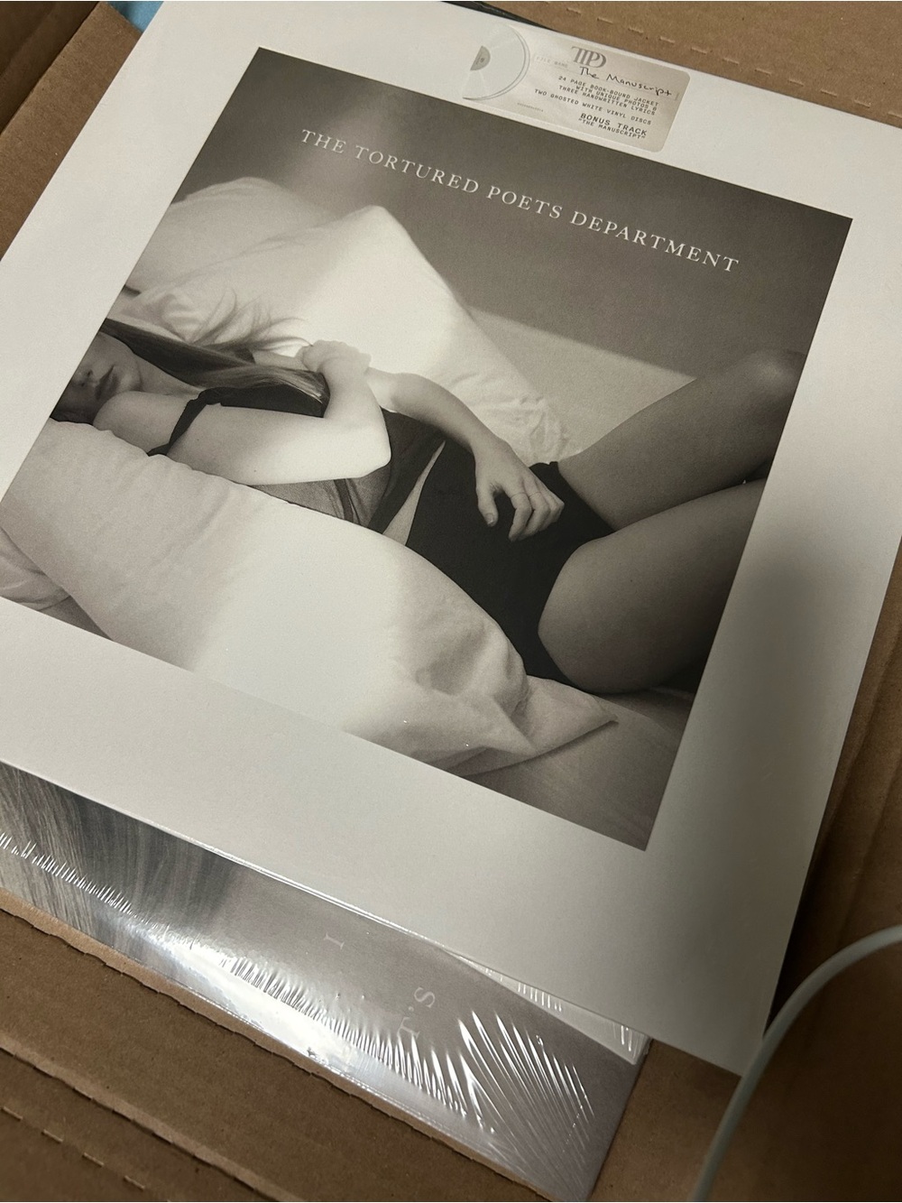 The Tortured Poets Department by Taylor Swift (2 Ghosted White LPs)